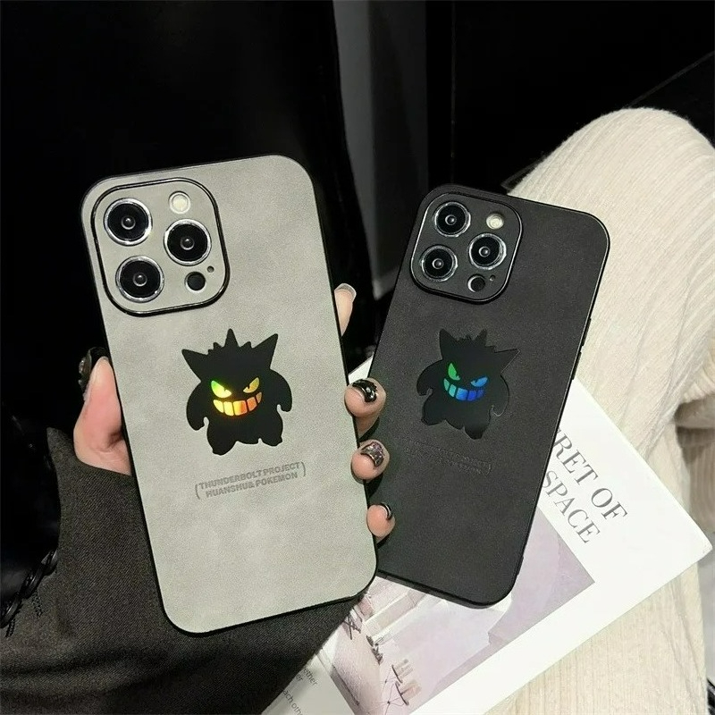Phone Cases Otterbox - Cartoon Anime Gengar Pelle Texture Laser