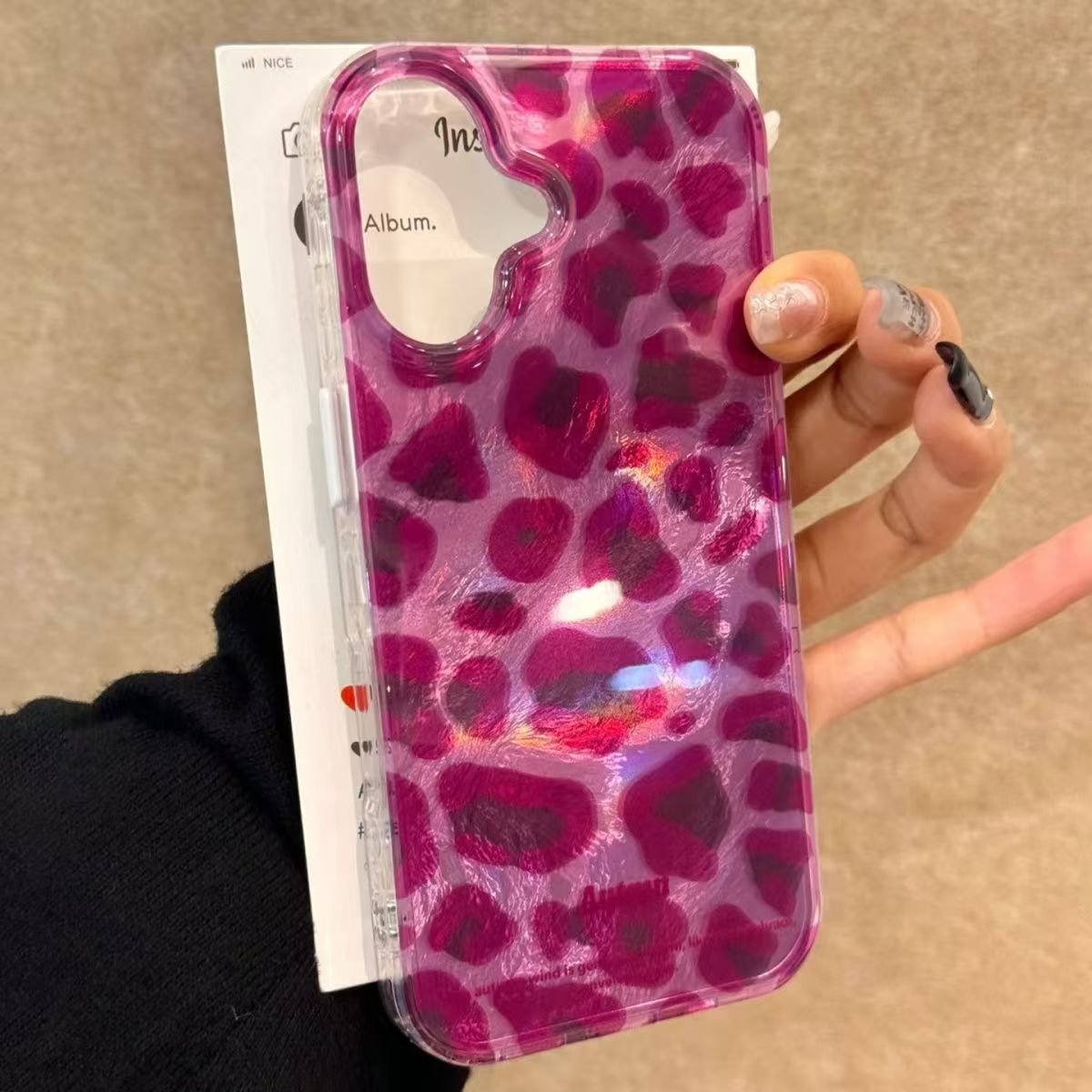 Phone Cases Leopard Print - Custodia per telefono con stampa leopardata