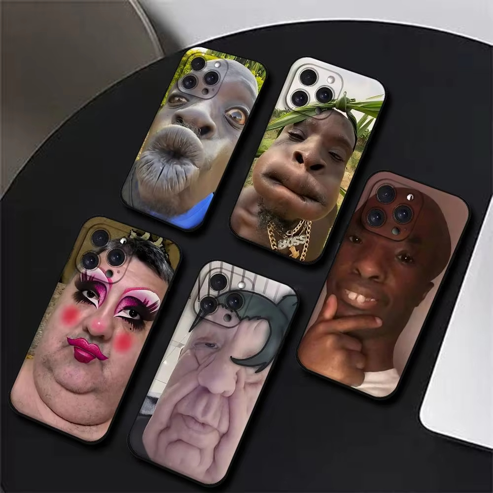 Phone Cases Ugly - Cover Divertente con Uomo Brutto per