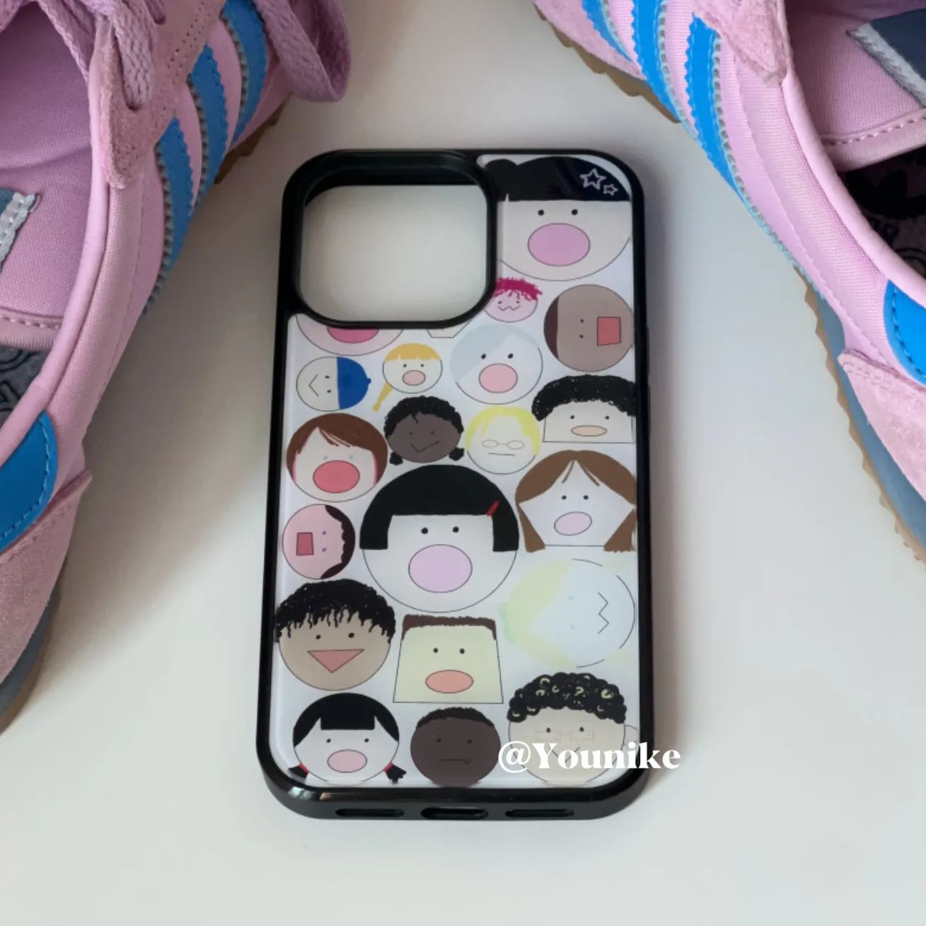 Phone Cases Custom - Cartoon coreano Ins carino grande testa