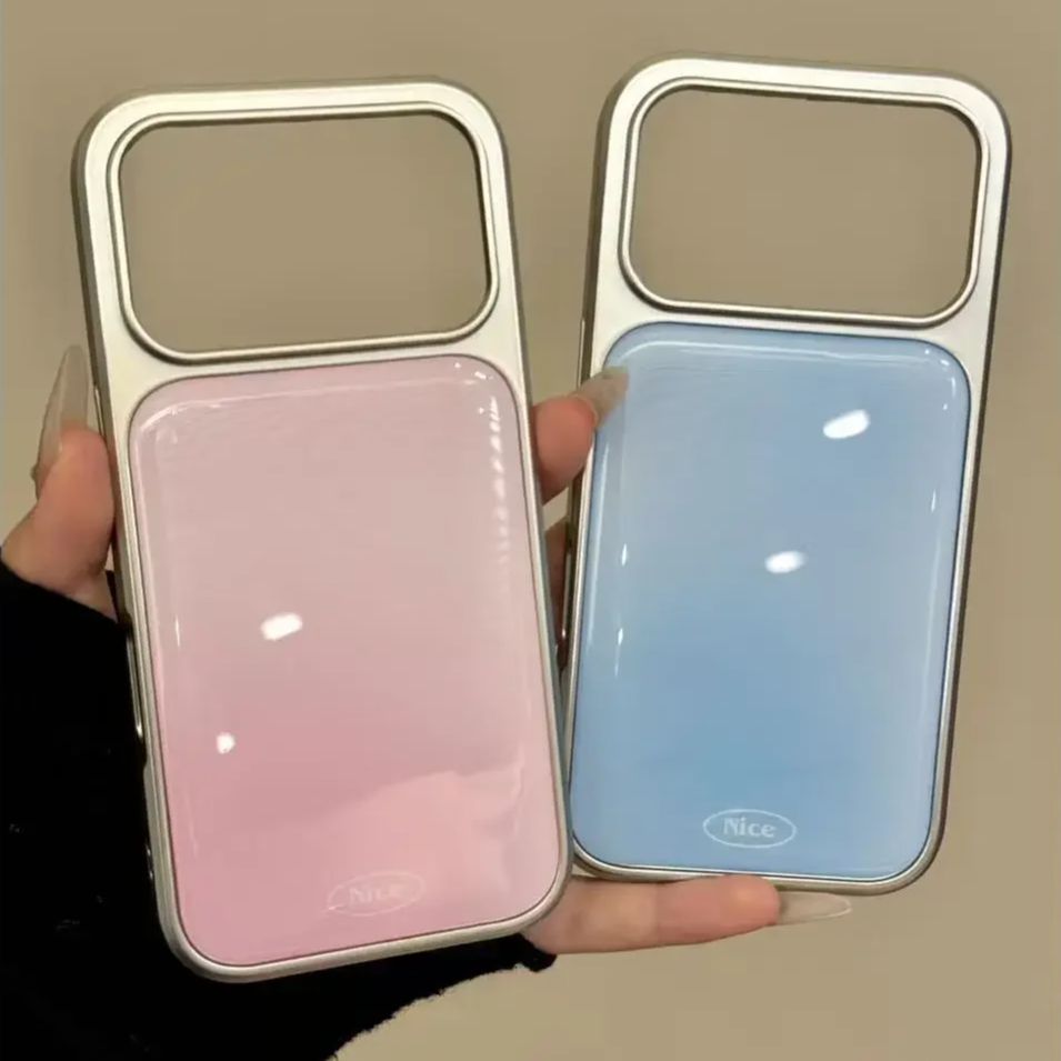 Phone Cases That Charge Your Phone - Cover Morbida Trasparente di Lusso Rosa