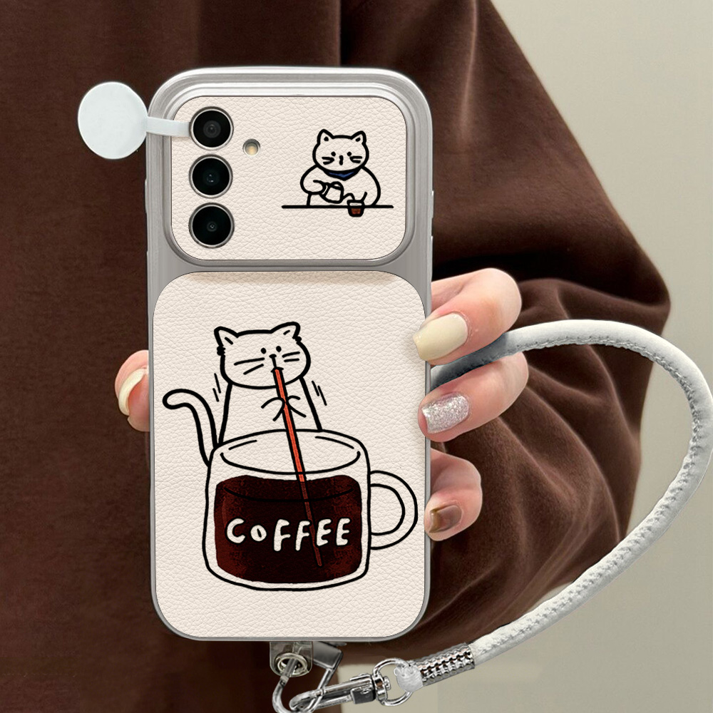 Phone Cases A14 Samsung - Custodia per telefono con gatto carino