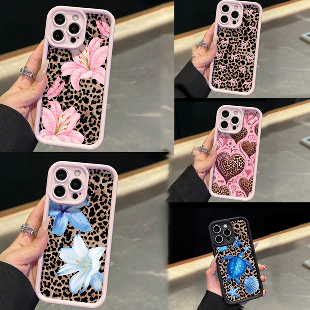 Phone Cases Leopard Print - Custodia per telefono con motivo stampa