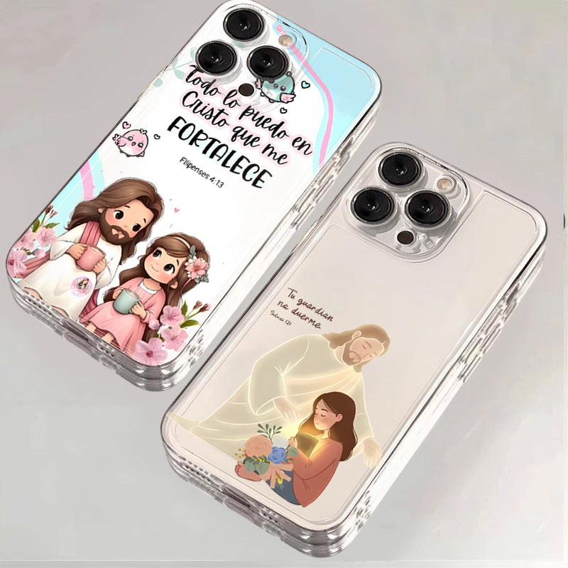 Phone Cases Jesus - Cartoon Gesù E Io Versetto Della