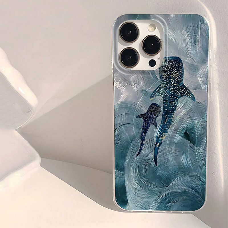 Phone Cases Designer - Custodia per telefono Ocean Shark Whale