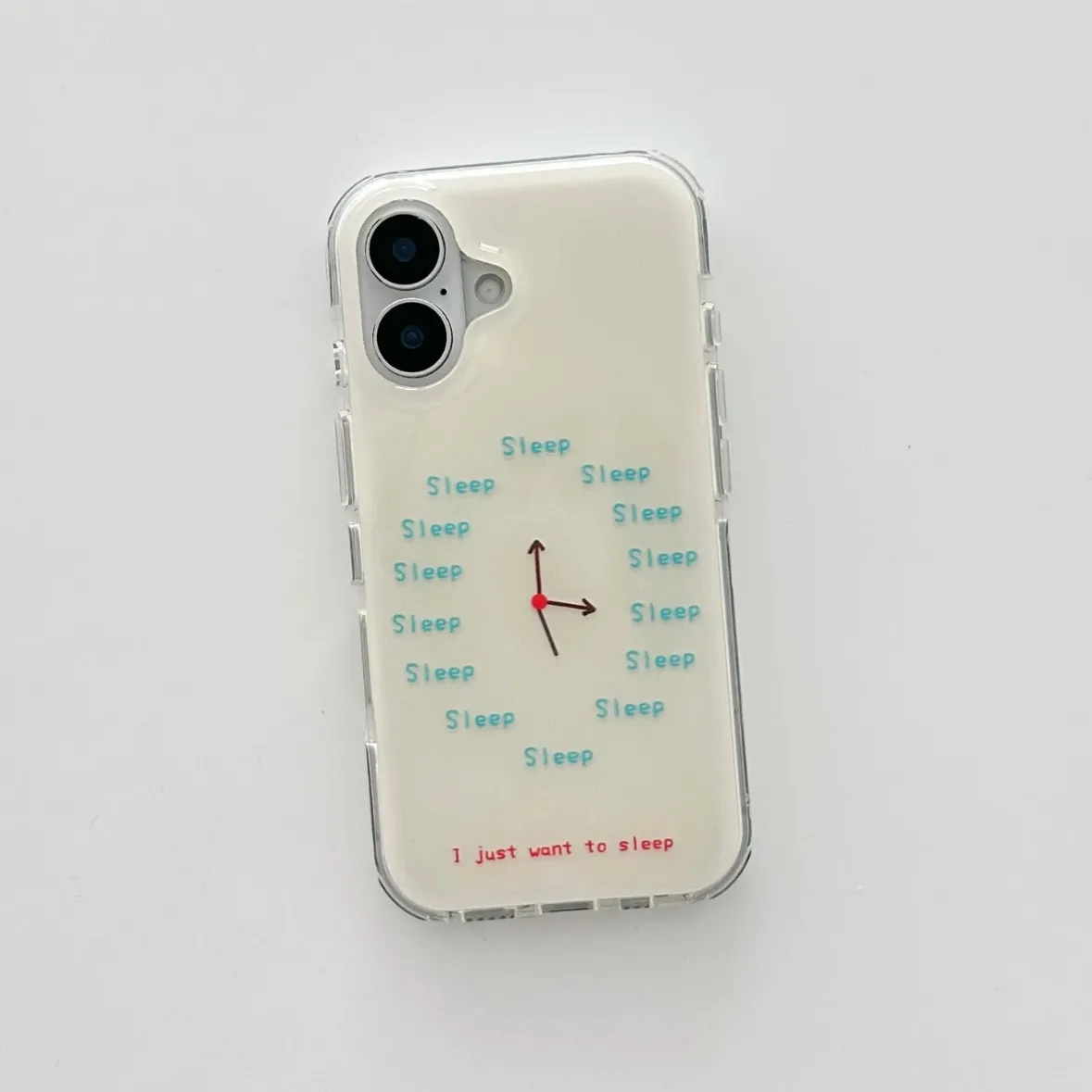 Phone Cases Custom - Ins Wind Orologio da notte creativo
