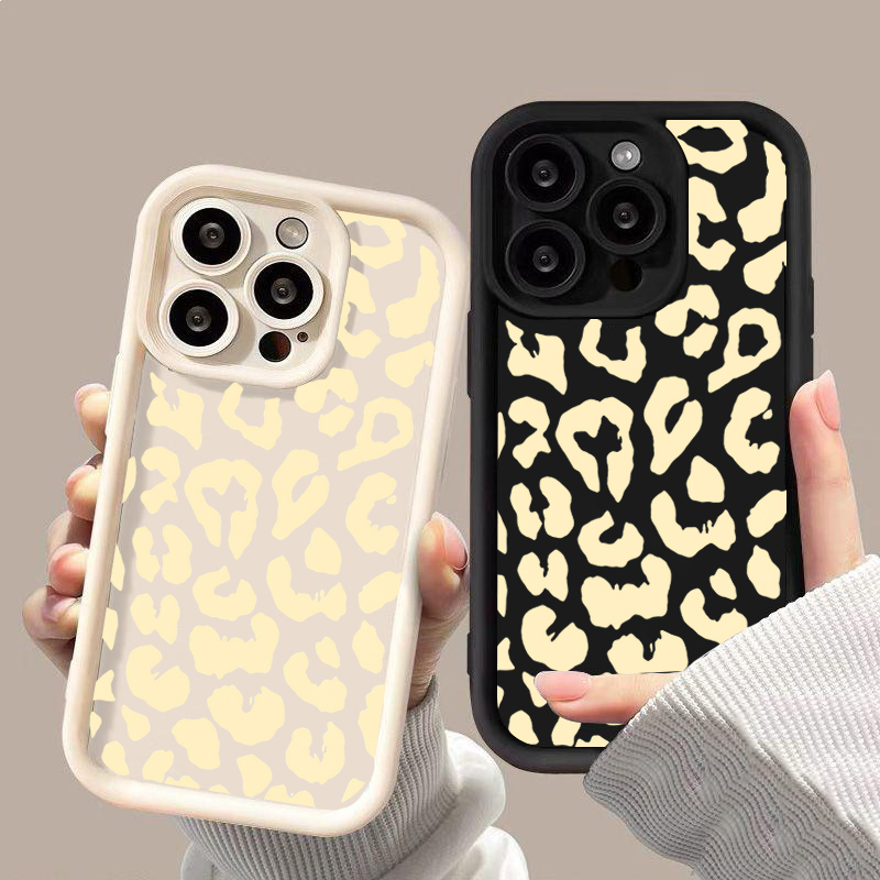 Phone Cases Leopard Print - Custodia Protettiva Morbida Antiurto con Stampa