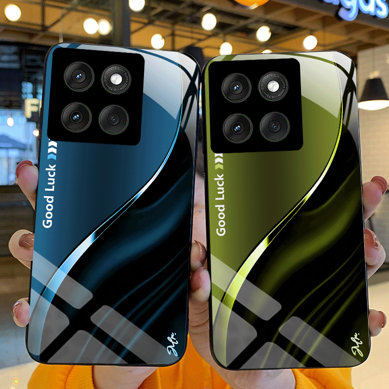 Phone Cases Motorola - Custodia in vetro temperato rigido per