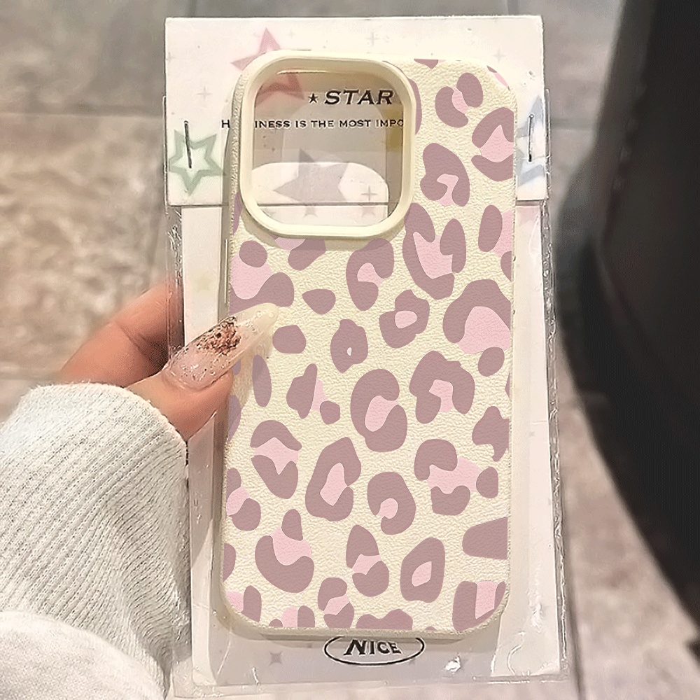 Phone Cases Leopard Print - Custodia per telefono in silicone opaco