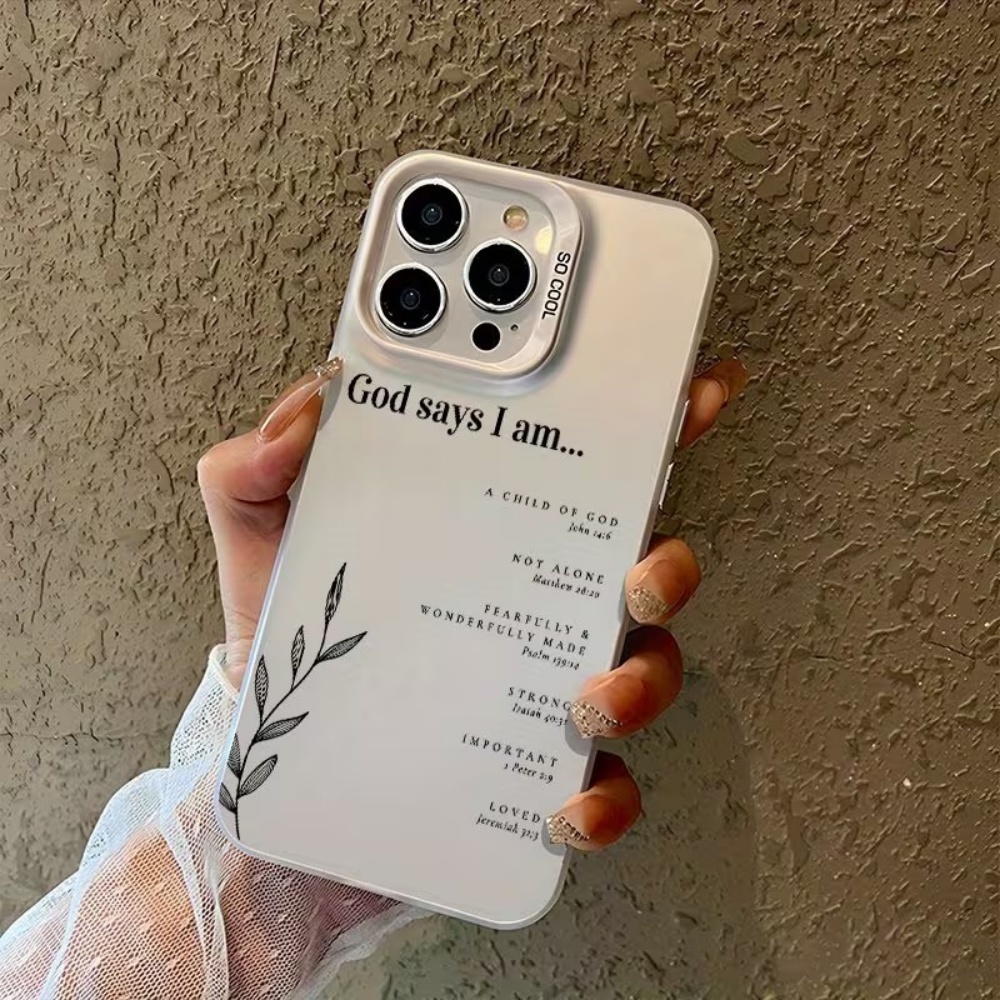 Phone Cases Jesus - Cover per iPhone con Versetto Cristiano