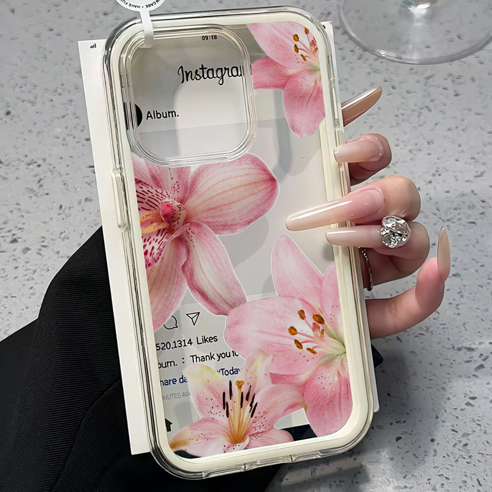 Phone Cases Otterbox - Custodia Trasparente con Fiore di Giglio