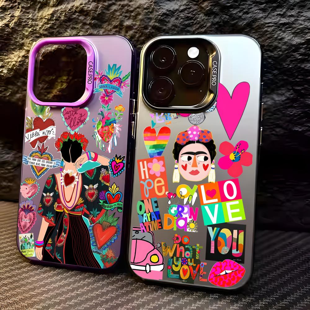 Phone Cases Designer - Custodia per telefono F-frida Kahlo Design