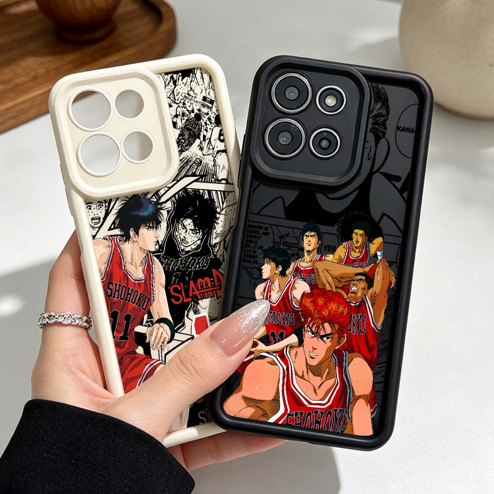 Phone Cases Motorola - Cover in Silicone S-Slam Dunk Animation