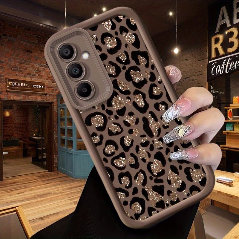 Phone Cases Leopard Print - Cover per Telefono in Silicone Morbido