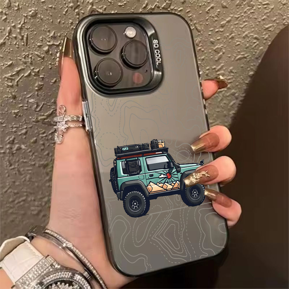 Phone Cases Otterbox - Custodia Rigida Anti-Graffio con Motivo Auto