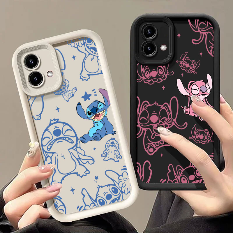 Phone Cases Motorola - Cover per Telefono con Personaggi Stitch