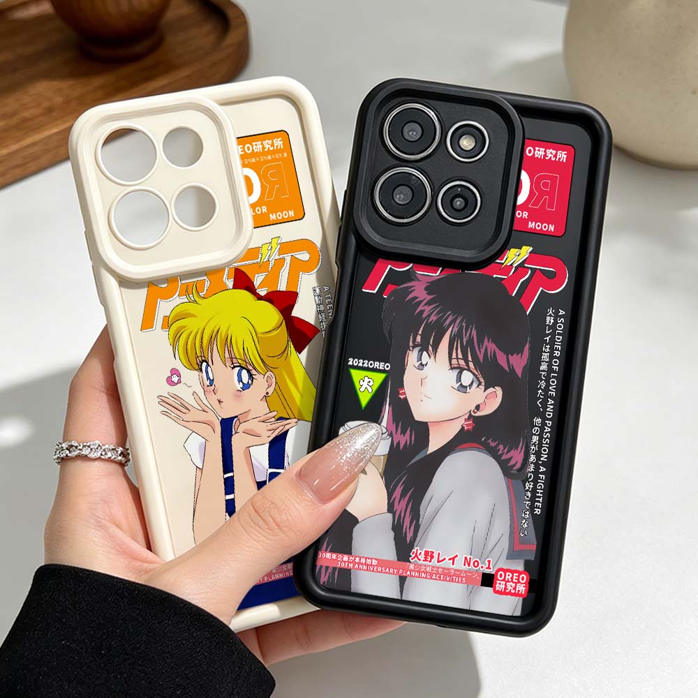 Phone Cases Motorola - Cover in Silicone B-Battle Girl Anime