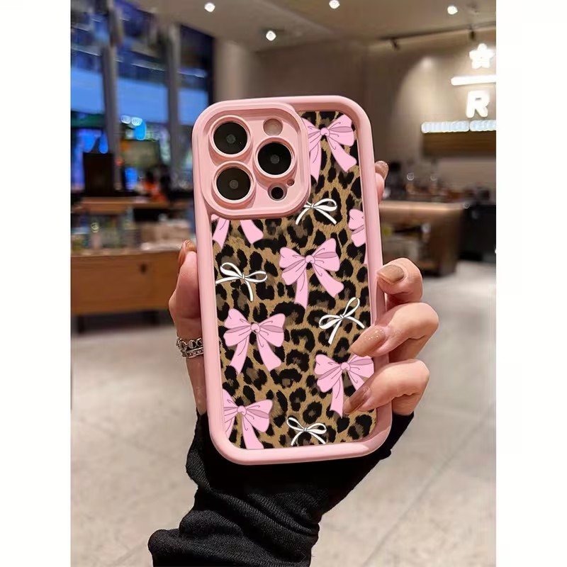 Phone Cases Leopard Print - Custodia per telefono antiurto con stampa