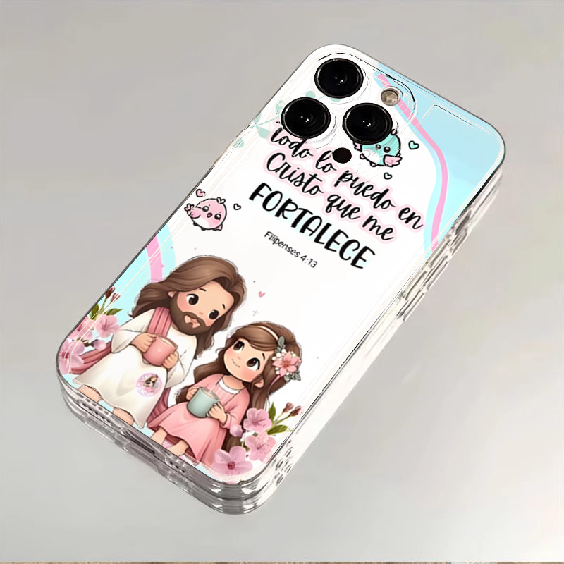 Cartoon Gesù E Io Versetto Del - Phone Cases Jesus recensione e prezzo