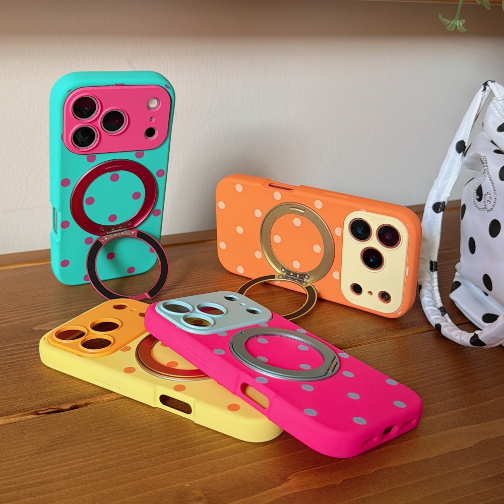 INS Polka Dot Magnetic 360 °   - Phone Cases With Stand recensione e prezzo
