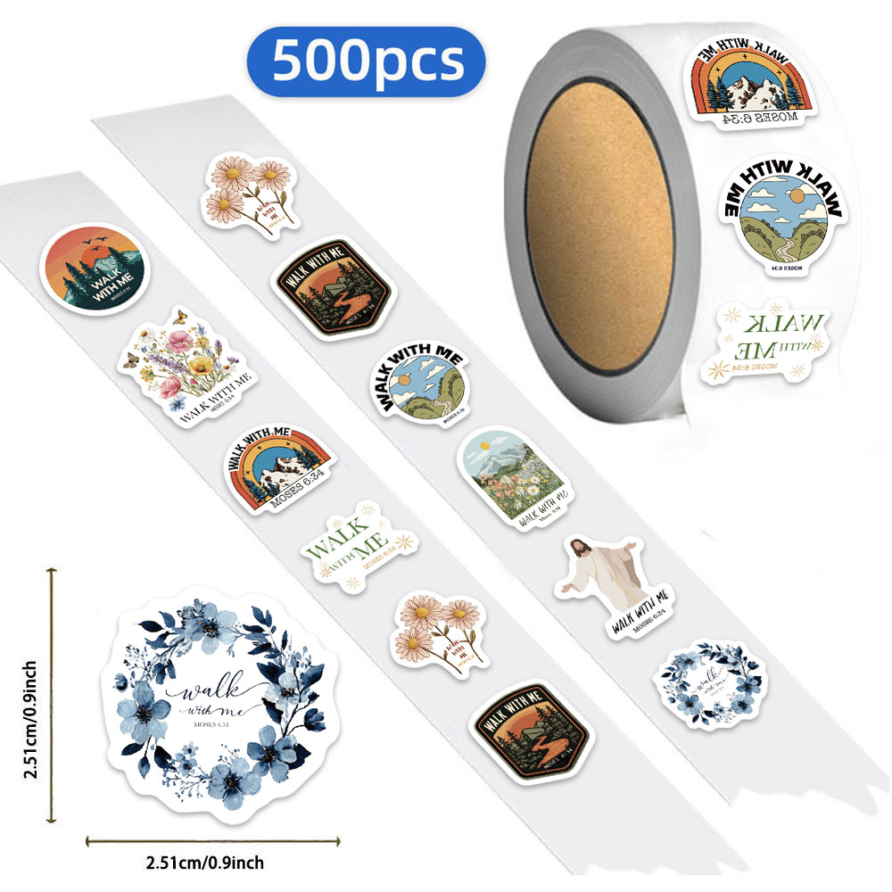 500 Pezzi di Adesivi Cartoon 